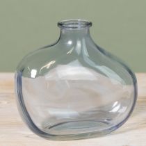 Artikel Kleine Glasvase Mini rund 11×6×10cm Blau Set aus 3 Stück