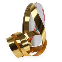 Artikel Kräuselband glänzend 19mm 100m Gold