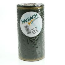 Artikel Kranzband Moiré 200mm Dunkelgrün mit Perlkante und Taftbindung - Dekoband für Festlichkeiten und Trauerfloristik, 25m