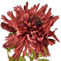 Artikel Künstliche Chrysantheme in Burgund Ø5cm/Ø11cm L70cm