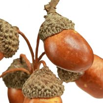 Artikel Künstliche Eicheln am Draht Deko für Herbstkranz 3cm 6 St