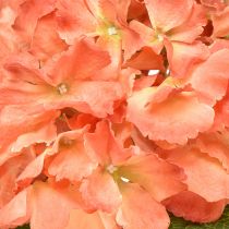 Artikel Künstliche Hortensie 84cm Lachs Ø23cm Kunststoff-Metall Wohnraumdekoration