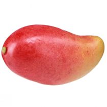 Artikel Künstliche Mango aus Kunststoff und Styropor 15 cm Rot Gelb Lebensmitteldekoration