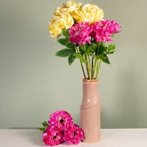 Artikel Kunst Pfingstrose mit großer Blüte für zeitlose florale Raumgestaltung 60cm 3St