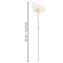 Artikel Künstliche Calla weiß 35cm mit gelbem Stempel 10er-Set