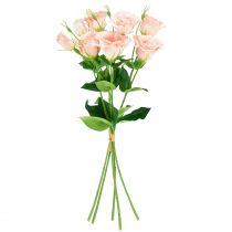 Artikel Kunstblumen Eustoma Lisianthus Rosa 52cm 5 St