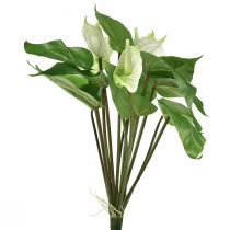 Artikel Kunstblumen, Flamingoblume, künstliche Anthurie Weiß 36cm
