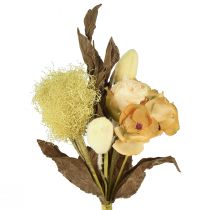 Artikel Kunstblumenstrauß Rose Hortensie Dry Look Vintage Deko 38cm