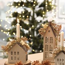 Artikel Künstliche Flachszweige Gold 54cm 4 Stück Adventsdekoration