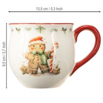 Artikel Lebkuchenmännchen Tasse Keramik Weihnachtstasse H9,5cm