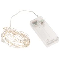 Artikel LED Lichterkette Batteriebetrieben Warmweiß 30 LEDs 3m Set mit 6 Stk