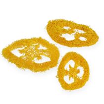 Luffa Scheiben Gelb 25St