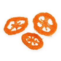 Luffa Scheiben Orange 25St