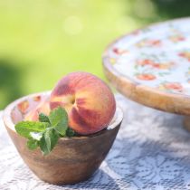 Artikel Mangoholz Deko Schale Pfirsich Holzschale Ø12,5cm 2St