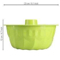 Artikel Metall Gugelhupf Kuchenform Dekoration Apfelgrün Ø23cm H12cm