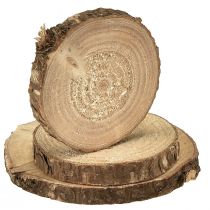 Artikel Mini Holzscheiben aus Naturholz Ø3-6cm 600g für Dekoration und Bastelarbeiten