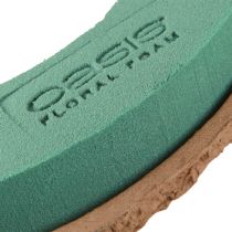 Artikel OASIS® Biolit® Kranz-Rohling aus Nasssteckschaum, Ø 17 cm, 6 Stück, grün/braun