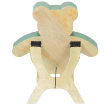 Artikel Steckschaum-Teddybär mit Ständer 48,5 x 42 x 5 cm, Grün