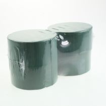Artikel OASIS® Ideal Zylinder klein, 14 cm, 4 Stück, dunkelgrün, Steckschaum