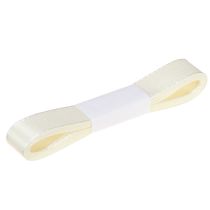 Artikel Dekoband Geschenkband Polyester Creme 15mm x 3m mit Webkante 10 Stück