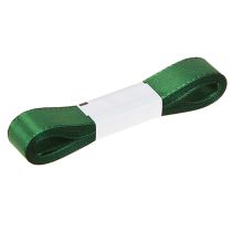 Artikel Dekoband Geschenkband mit Webkante Dunkelgrün 15mm x 3m, 10 Stück