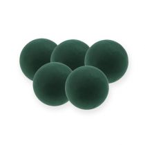 Steckschaum Kugel mini Dunkelgrün Ø9cm 10 St