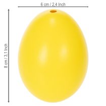 Artikel Dekorative Ostereier aus echten Gänseeiern 8cm Pastellfarben 10 Stück
