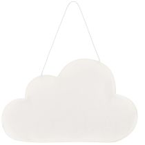 Artikel Papierwolke zum Hängen Weiß mit Goldschrift „Wolke 7“ 35cm x 22cm 2 Stück