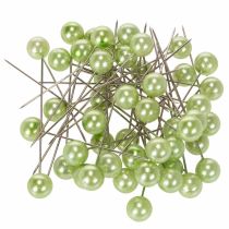 Artikel Perlkopfnadeln Kunststoff Apfelgrün Ø10mm 60mm Floristik und Stoffarbeiten