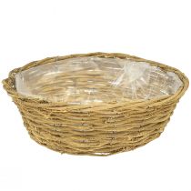 Artikel Pflanzschale Deko Schale Rund Natur Reben Ø35cm H12cm