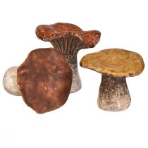 Artikel Naturinspirierte Pilz-Dekofiguren – Verschiedene Brauntöne, 6,4 cm – Charmante Akzente für Garten und Zuhause 3 St