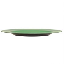 Artikel Grüner Kunststoffteller – 28 cm, rund, für Dekoration und kreative Projekte