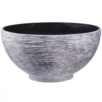 Artikel Schale Rund Pflanzschale Grau Schwarz Ø45cm H22,5cm