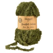 Artikel Schnur aus Kunstfell Grün – Flauschige Deko-Kordel 50g 30m