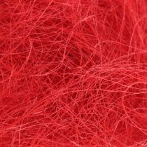 Sisal Rot, Weihnachtsdeko, Sisal-Wolle 300g