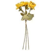 Artikel Sonnenblumen aus Kunststoff im Drylook, 3er Set, L60cm, Gelb-Braun