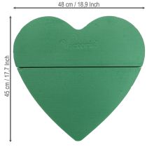 Artikel Steckschaum Herz für beeindruckende Blumendekoration 2er-Set
