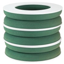 Artikel OASIS® Steckschaumring Grün Ø25 cm, 6er-Set, Halbringform
