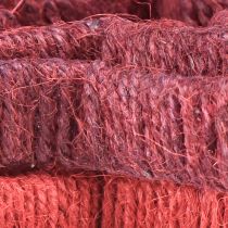 Artikel Sterne aus Jute in Rot, zum Stellen, 13/18 cm, 4-teiliges Set