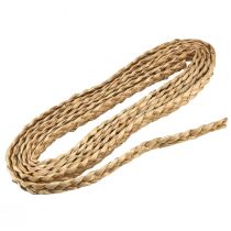 Artikel Strohband Dekoband Geflochten Schmuckband Natur B2cm L4m