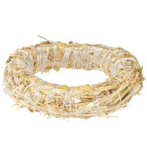Artikel Strohring 15 cm Rundrohling aus natürlichem Stroh für Floristik und DIY