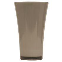 Artikel Vase „Fizzy“ Kunststoff Ø16cm H27cm Platingrau 1 Stück