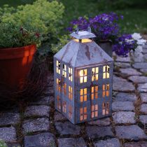 Artikel Vintage Deko Laterne Metall Lichthaus Shabby Chic H35cm