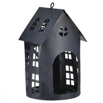 Artikel Vogelhaus Metall Antikoptik Grau 30x15 cm zum Aufhängen