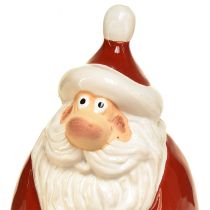 Artikel Keramik Weihnachtsmann Figuren Rot 13 cm im 2er-Set