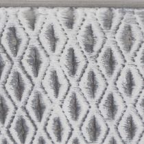 Artikel Zinkschale rechteckig mit Rautenmuster 26cm x 15,5cm Grau Metall