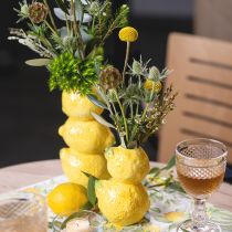 Artikel Zitronenvase Blumenvase Gelb Sommerdeko Keramik H20cm