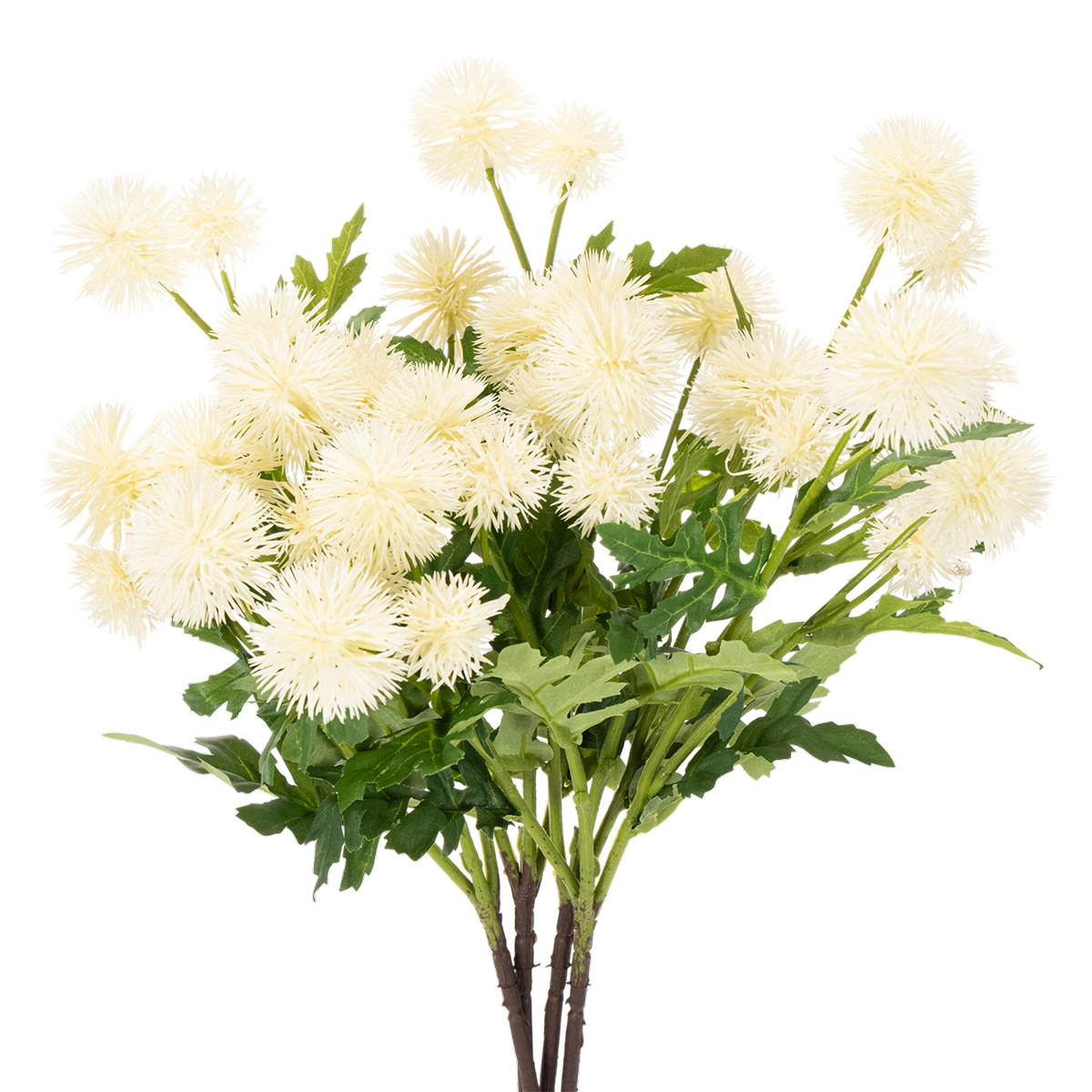 Künstliche Chrysanthemen Weiß 56cm Dekoration