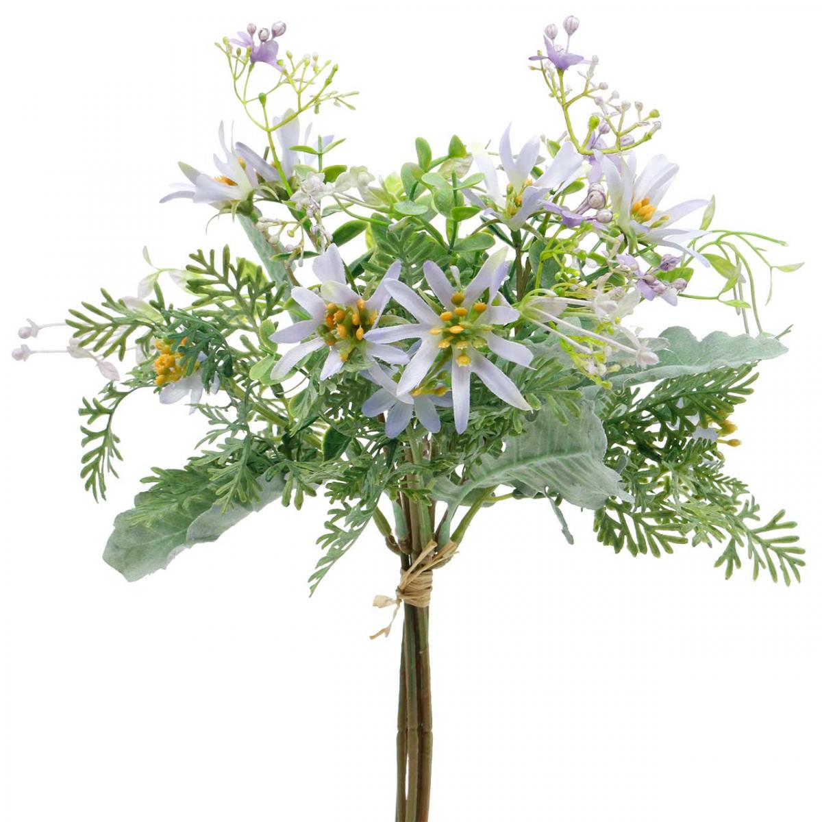 Deko Blumenstrauss Seidenblumen Lila Fruhlingsdeko Kunstliche Astern Nelken Und Eukalyptus 11951 Einkaufen In Osterreich