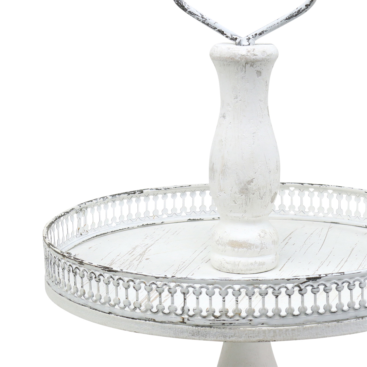 Etagere Weiß Antik H48cm